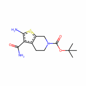 Tert-Butyl 2-Amino-3-Carbamoyl-4,5-Dihydrothieno[2,3-c]Pyridine-6(7H)-Carboxylate
