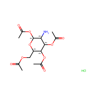 (2S,3R,4R,5S,6R)-6-(Acetoxymethyl)-3-aminotetrahydro-2H-pyran-2,4,5-triyl triacetate hydrochloride