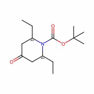 (2R,6S)-rel-tert-Butyl 2,6-diethyl-4-oxopiperidine-1-carboxylate