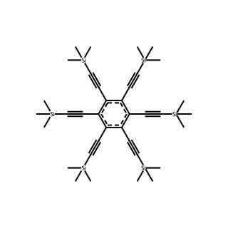 Hexakis(trimethylsilylethynyl)benzene