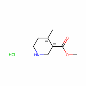(3R,4R)-Methyl 4-methylpiperidine-3-carboxylate hydrochloride