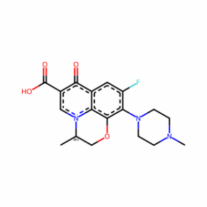 (3R)-9-Fluoro-2,3-dihydro-3-methyl-10-(4-methyl-1-piperazinyl)-7-oxo-7H-pyrido[1,2,3-de]-1,4-benzoxazine-6-carboxylic acid