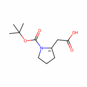 (R)-2-(1-(tert-Butoxycarbonyl)pyrrolidin-2-yl)acetic acid