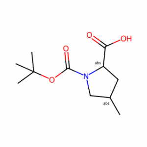 (2R,4S)-1-(tert-Butoxycarbonyl)-4-methylpyrrolidine-2-carboxylic acid