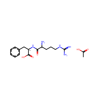 (S)-2-((S)-2-Amino-5-guanidinopentanamido)-3-phenylpropanoic acid compound with acetic acid (1:1)