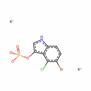 Potassium 5-bromo-4-chloro-1H-indol-3-yl phosphate