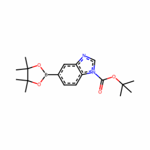 tert-Butyl 5-(4,4,5,5-tetramethyl-1,3,2-dioxaborolan-2-yl)-1H-benzo[d]imidazole-1-carboxylate