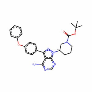 (R)-tert-Butyl 3-(4-amino-3-(4-phenoxyphenyl)-1H-pyrazolo[3,4-d]pyrimidin-1-yl)piperidine-1-carboxylate