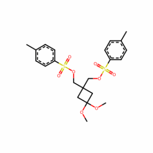 (3,3-dimethoxy-1-{[(4-methylbenzenesulfonyl)oxy]methyl}cyclobutyl)methyl 4-methylbenzene-1-sulfonate