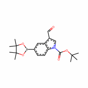 tert-Butyl 3-formyl-5-(4,4,5,5-tetramethyl-1,3,2-dioxaborolan-2-yl)-1H-indole-1-carboxylate