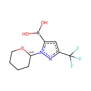 (1-(Tetrahydro-2H-pyran-2-yl)-3-(trifluoromethyl)-1H-pyrazol-5-yl)boronic acid