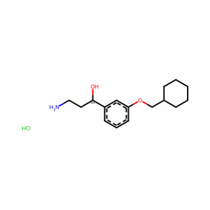 (1R)-3-amino-1-[3-(cyclohexylmethoxy)phenyl]propan-1-ol hydrochloride