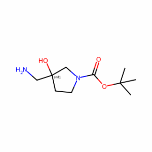 tert-butyl 3-(aminomethyl)-3-hydroxypyrrolidine-1-carboxylate
