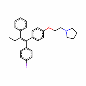 (E)-1-(2-(4-(1-(4-Iodophenyl)-2-phenylbut-1-en-1-yl)phenoxy)ethyl)pyrrolidine