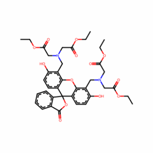 Tetraethyl 2,2′,2″,2‴-(((3′,6′-dihydroxy-3-oxo-3h-spiro[isobenzofuran-1,9′-xanthene]-4′,5′-diyl)bis(methylene))bis(azanetriyl))tetraacetate