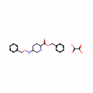 (2S,5R)-Benzyl 5-((benzyloxy)amino)piperidine-2-carboxylate oxalate