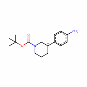 tert-butyl (3S)-3-(4-aminophenyl)piperidine-1-carboxylate