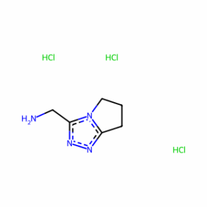(6,7-Dihydro-5H-pyrrolo[2,1-c][1,2,4]triazol-3-yl)methanamine trihydrochloride