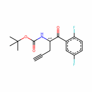 Tert-Butyl (1-(2,5-Difluorophenyl)-1-Oxopent-4-Yn-2-Yl)Carbamate