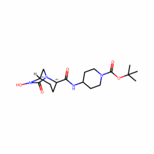 tert-Butyl 4-((1R，2S，5R)-6-hydroxy-7-oxo-1，6-diazabicyclo[3.2.1]octane-2-carboxamido)piperidine-1-carboxylate