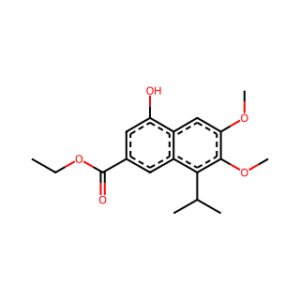 Ethyl 4-hydroxy-8-isopropyl-6,7-dimethoxy-2-naphthoate