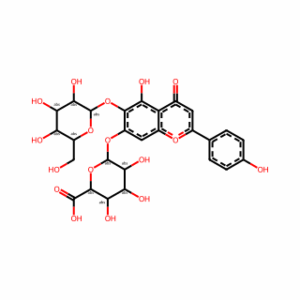 β-D-Glucopyranosiduronic acid, 6-(β-D-glucopyranosyloxy)-5-hydroxy-2-(4-hydroxyphenyl)-4-oxo-4H-1-benzopyran-7-yl
