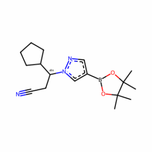(R)-3-Cyclopentyl-3-(4-(4,4,5,5-tetramethyl-1,3,2-dioxaborolan-2-yl)-1H-pyrazol-1-yl)propanenitrile