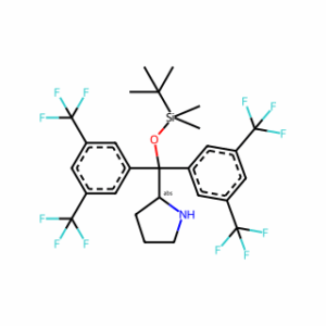 (R)-2-(Bis(3,5-bis(trifluoromethyl)phenyl)((tert-butyldimethylsilyl)oxy)methyl)pyrrolidine
