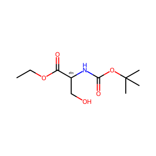 (R)-Ethyl 2-((tert-butoxycarbonyl)amino)-3-hydroxypropanoate