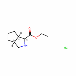 (1S,3aR,6aS)-Ethyl octahydrocyclopenta[c]pyrrole-1-carboxylate hydrochloride