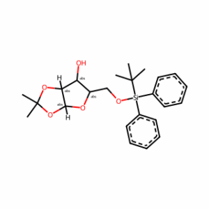 (3AR,5R,6S,6AR)-5-(((TERT-BUTYLDIPHENYLSILYL)OXY)METHYL)-2,2-DIMETHYLTETRAHYDROFURO[2,3-D][1,3]DIOXOL-6-OL