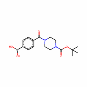 (4-(4-(tert-Butoxycarbonyl)piperazine-1-carbonyl)phenyl)boronic acid