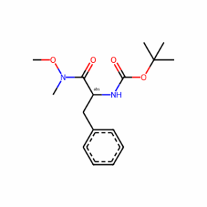 (R)-tert-Butyl (1-(methoxy(methyl)amino)-1-oxo-3-phenylpropan-2-yl)carbamate