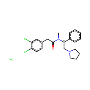 (S)-2-(3,4-Dichlorophenyl)-N-methyl-N-(1-phenyl-2-(pyrrolidin-1-yl)ethyl)acetamide hydrochloride