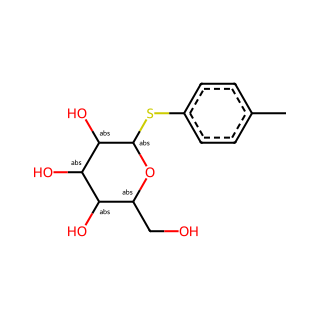 (2R,3S,4S,5R,6S)-2-(Hydroxymethyl)-6-(p-tolylthio)tetrahydro-2H-pyran-3,4,5-triol