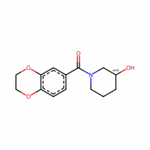 (2,3-Dihydrobenzo[b][1,4]dioxin-6-yl)(3-hydroxypiperidin-1-yl)methanone