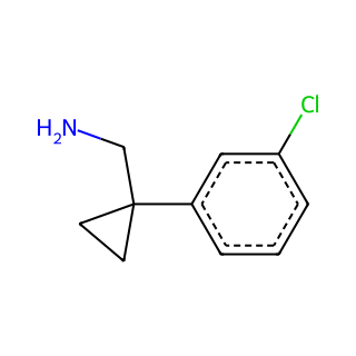 (1-(3-Chlorophenyl)cyclopropyl)methanamine