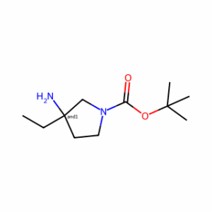 tert-butyl 3-amino-3-ethylpyrrolidine-1-carboxylate