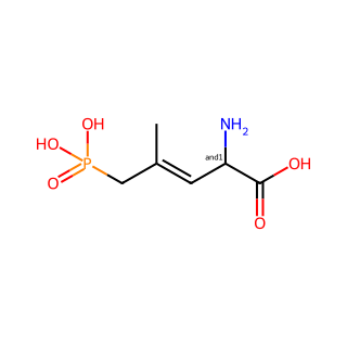 (E)-2-Amino-4-methyl-5-phosphonopent-3-enoic acid