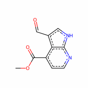 methyl 3-formyl-1H-pyrrolo[2,3-b]pyridine-4-carboxylate