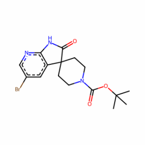 tert-butyl 5′-bromo-2′-oxo-1′,2′-dihydrospiro[piperidine-4,3′-pyrrolo[2,3-b]pyridine]-1-carboxylate