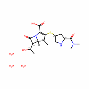 (4R,5S,6S)-3-[[(3S,5S)-5-(Dimethylcarbamoyl)pyrrolidin-3-yl]thio]-6-[(1R)-1-hydroxyethyl]-4-methyl-7-oxo-1-azabicyclo[3.2.0]hept-2-ene-2-carboxylic acid trihydrate