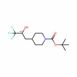 tert-Butyl 4-(3,3,3-trifluoro-2-hydroxypropyl)piperidine-1-carboxylate
