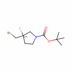 tert-butyl 3-(bromomethyl)-3-fluoropyrrolidine-1-carboxylate