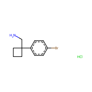 (1-(4-bromophenyl)cyclobutyl)methanamine hydrochloride
