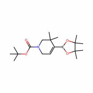 tert-butyl 3,3-dimethyl-4-(tetramethyl-1,3,2-dioxaborolan-2-yl)-1,2,3,6-tetrahydropyridine-1-carboxylate