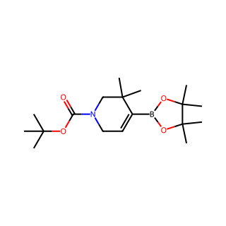 tert-butyl 3,3-dimethyl-4-(tetramethyl-1,3,2-dioxaborolan-2-yl)-1,2,3,6-tetrahydropyridine-1-carboxylate