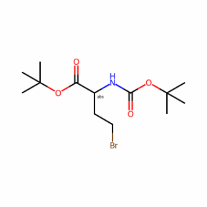 (R)-4-Bromo-2-[[(tert-butoxy)carbonyl]amino]butanoic acid tert-butyl ester