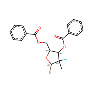 ((2R,3R,4R,5S)-3-(Benzoyloxy)-5-bromo-4-fluoro-4-methyltetrahydrofuran-2-yl)methyl benzoate