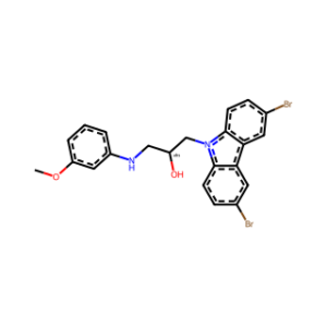 (S)-1-(3,6-Dibromo-9H-carbazol-9-yl)-3-((3-methoxyphenyl)amino)propan-2-ol